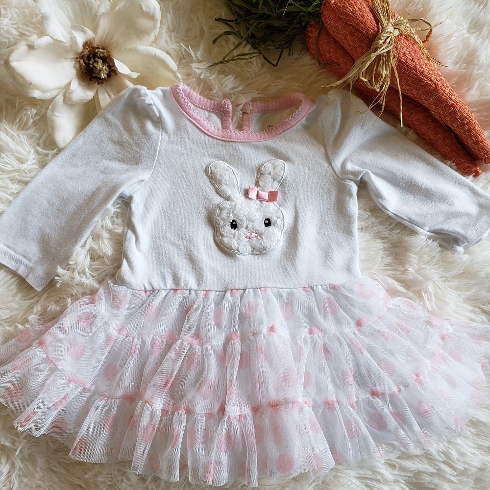 3-6M Bunny dress🐇